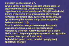 Sprintem do MARATONU